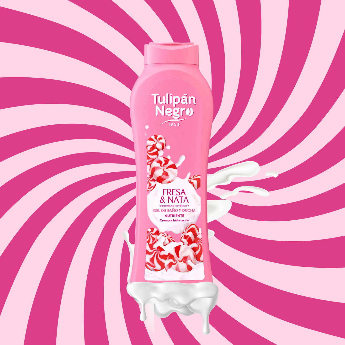 Gel de Baño Fresa y Nata 650ml - TULIPAN NEGRO