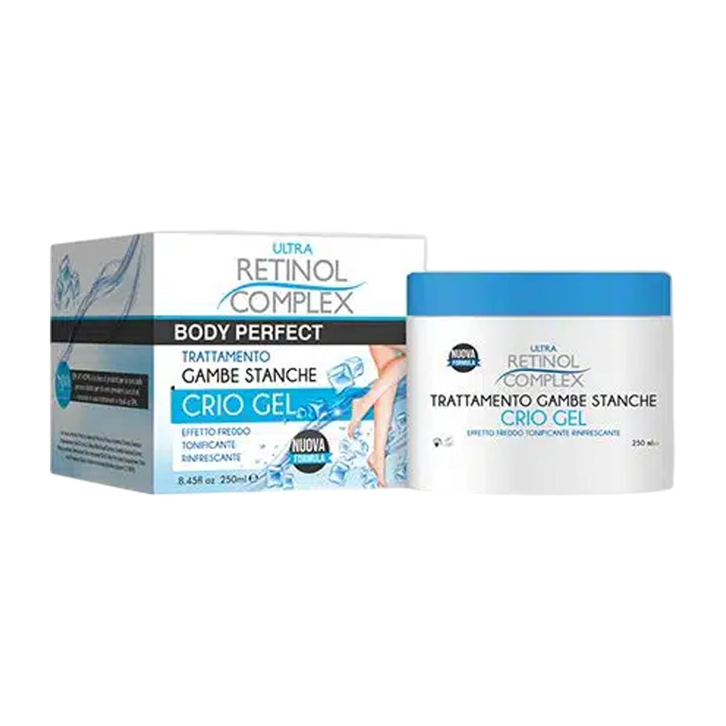 Tratamiento de Piernas Cansadas “CRIO GEL” 250ml - ULTRA RETINOL COMPLEX