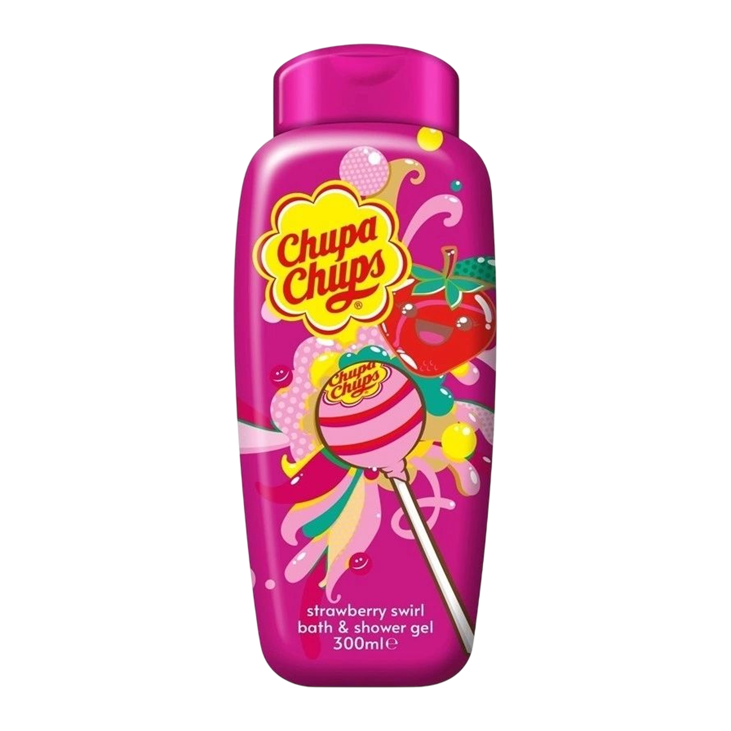 Gel de Baño Fresa Piruleta 300ml - CHUPA CHUPS