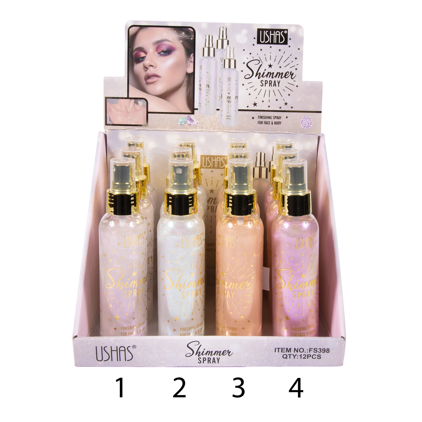 Bruma Iluminadora Shimmer Spray 110ml - USHAS