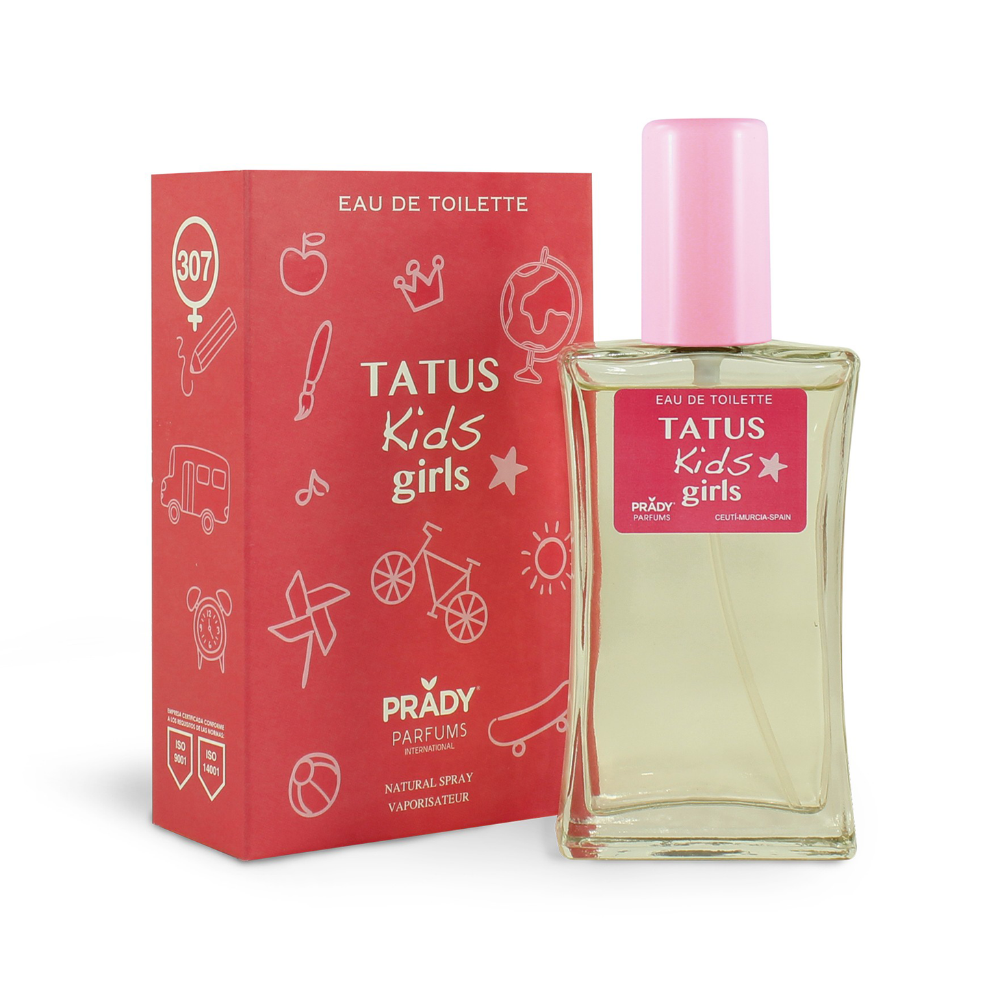 Eau de Toilette Tatus Kids Girls 90ml - PRADY