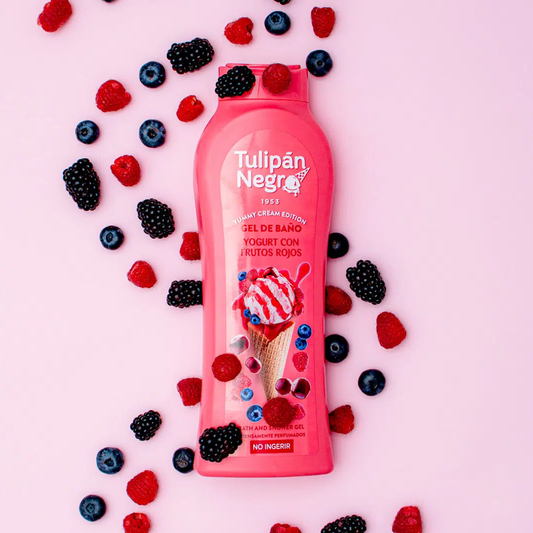 Gel de Baño Yogurt con Frutos Rojos 650ml - TULIPAN NEGRO