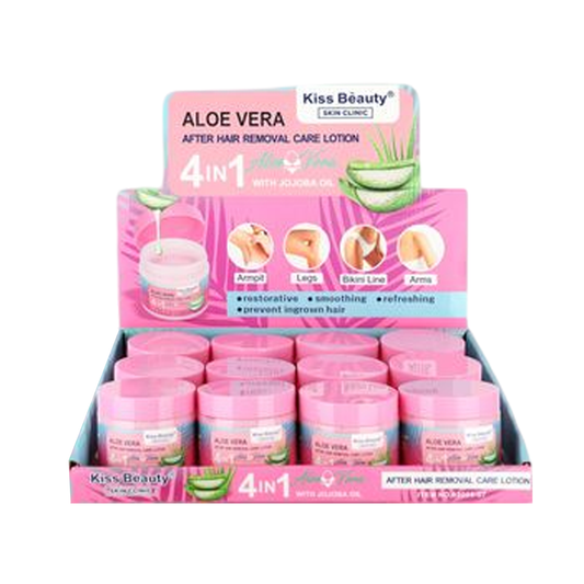 Loción Post-Depilación Con Aloe Vera 4 en 1 150ml - KISS BEAUTY