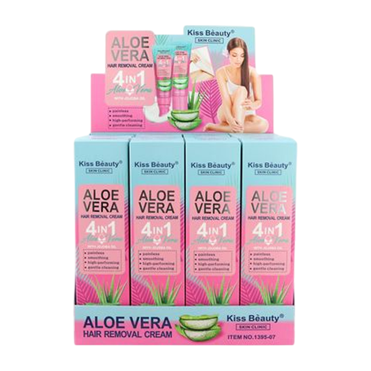 Crema Depilatoria Aloe Vera 4 en 1 120ml - KISS BEAUTY