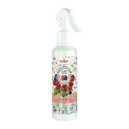 Ambientador en Spray Frutos Rojos 220ml - PRADY