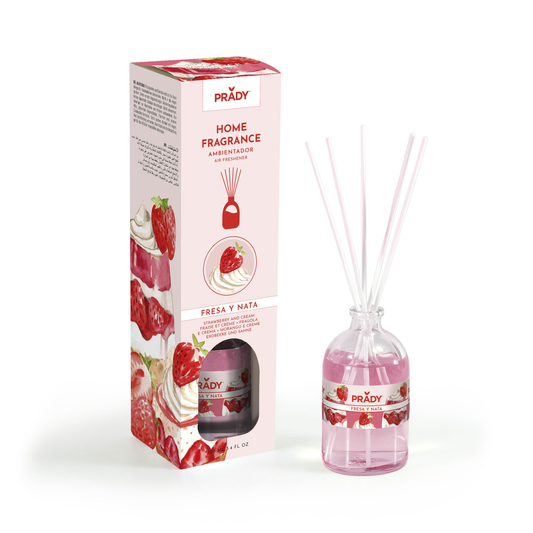 Ambientador Mikado Fresa y Nata 100ml - PRADY