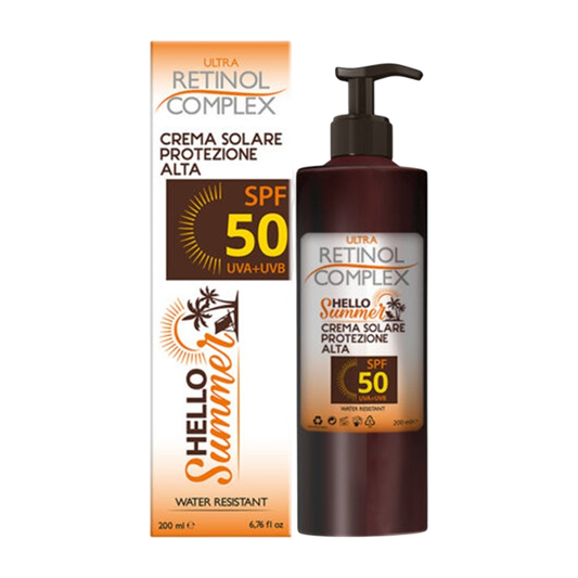 Protector Solar SPF 50 Hello Summer 150ml - ULTRA RETINOL COMPLEX