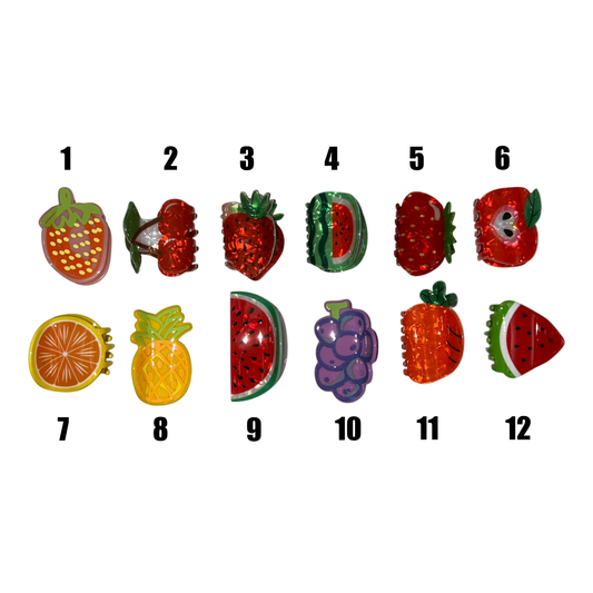 Pinza de Pelo Frutas M