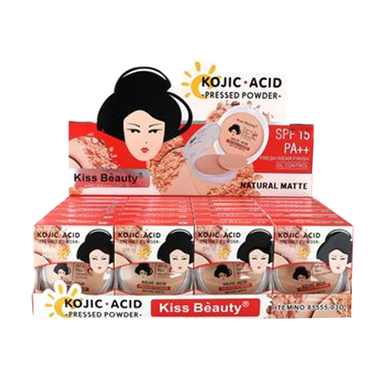 Polvo Compacto Kojic Acid - KISS BEAUTY
