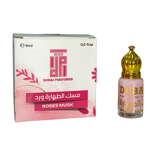Perfume en Aceite Roses Musk 6ml - DUBAI PERFUMES