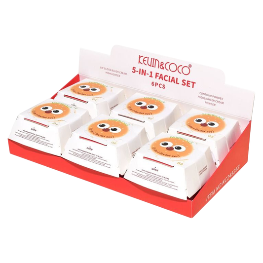 Set 5 en 1 Maquillaje Hamburguesa - KEVIN&COCO