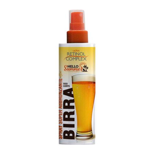 Spray Super Bronceador de Cerveza - ULTRA RETINOL COMPLEX