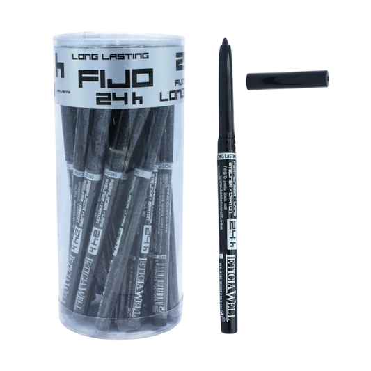 Eyeliner Negro 24h Fijo - LETICIA WELL